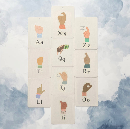 Sign Language Alphabet Flashcards